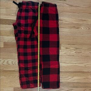 Old Navy Red and Black Plaid Pajama Pants
